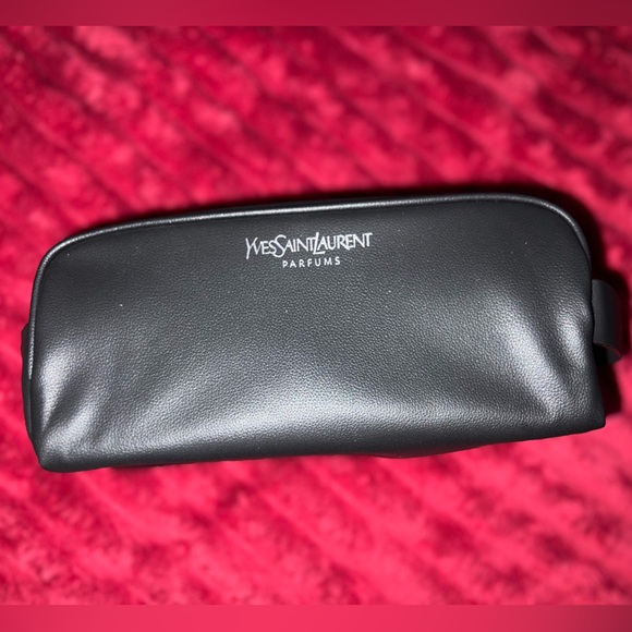 Yves Saint Laurent Sleek Black Pouch - Picture 1 of 4